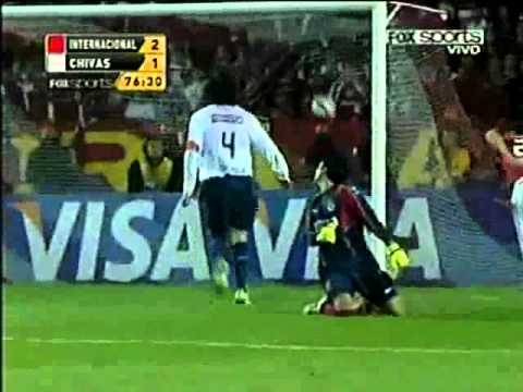 Internacional vs Chivas de Guadalajara (3 - 2 ) Final de vuelta. Copa Santander Libertadores.