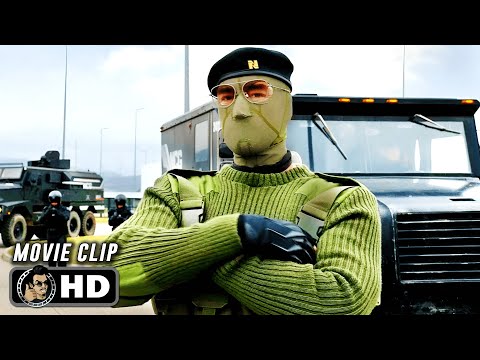 Hunter Army Standoff Scene | THE RUNNING MAN (2025) Movie CLIP HD