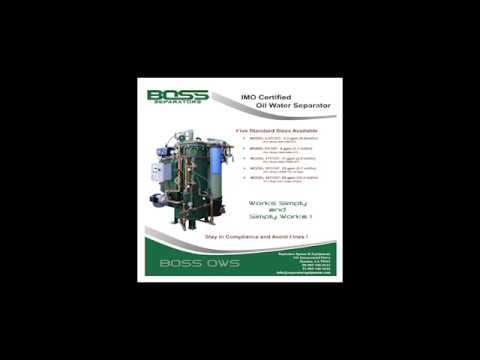 How does the BOSS oily water separator works?