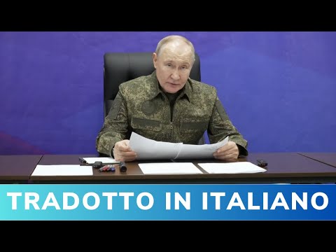 Putin: “Kiev manda i soldati al massacro. Avanziamo su tutti i fronti”