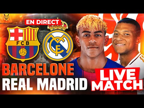 🔴 BARCELONE - REAL MADRID / 🏆FINALE SUPER COUPE D'ESPAGNE !🔥CLÁSICO DE FOLIE!