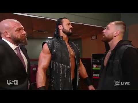 Dean ambrose slap Drew McIntyre backstage at RAW 18.feb.2019