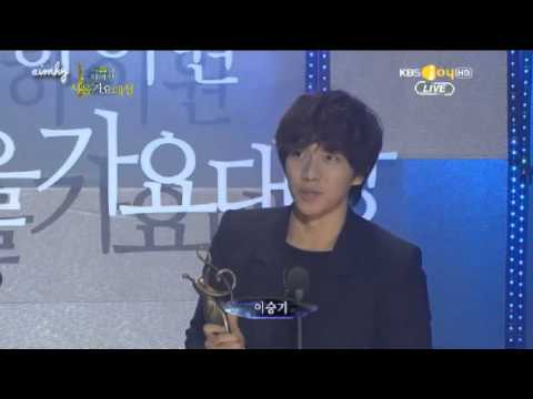 130131 Lee Seunggi Bonsang Seoul Music Award