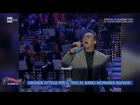 Atteso il trio Albano, Morandi e Ranieri - La Vita in Diretta - 08/02/2023