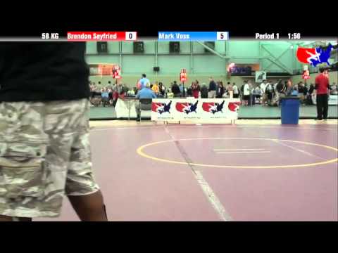 Brendon Seyfried vs. Mark Voss at 2013 FILA Cadet Nationals - FS