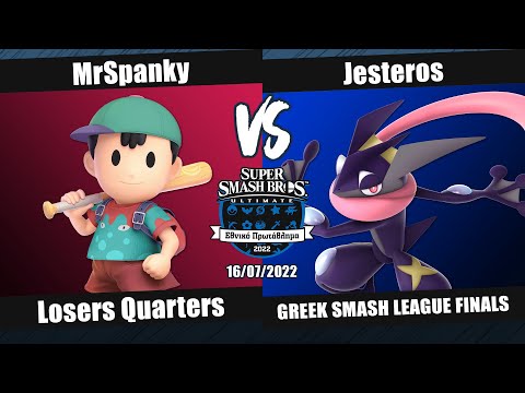 GSL22F - LQ - MrSpanky (Ness) vs Jesteros (Greninja) - Super Smash Bros. Ultimate