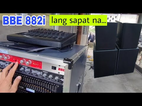 BBE 882i MAXIMIZER TESTING IN A 3 WAY SET UP @59tv8