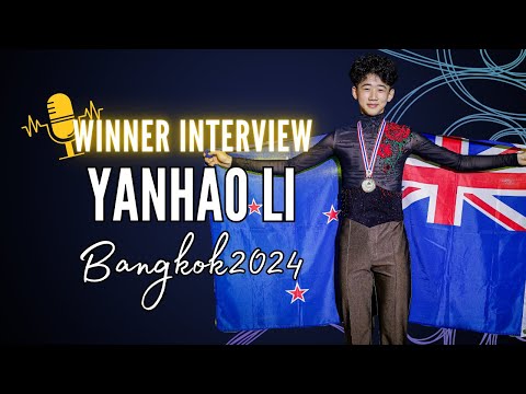 History was made | Yanhao LI (NZL) | Junior Men Winner | Bangkok 2024 | #JGPFigure