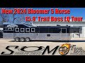 New! 2026 Bloomer 5+1 Horse Trailer with Custom 15'9'' Trail Boss Living Quarters Tour