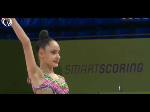 Carina Iacos (BEL) Junior Clubs QF European RGCH Kyiv2020