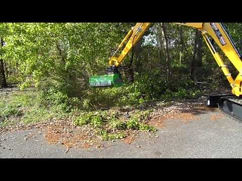 🟢 Trinciatrice idraulica professionale OMEF a lavoro!