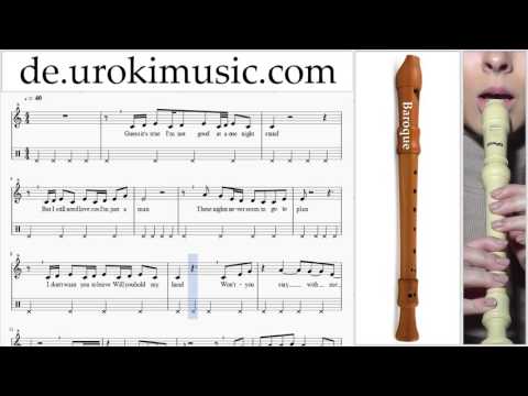 Blockflöte B. Lernen Sam Smith Stay With Me Teil#2 Blockflötenunterricht Noten Schule Lied Lehrer