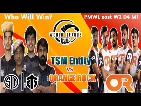 𝐓𝐒𝐌 𝐄𝐧𝐭𝐢𝐭𝐲 intense 𝟒𝐯𝟒 fight 🆚𝐎𝐫𝐚𝐧𝐠𝐞𝐑𝐨𝐜𝐤 | PMWL highlight  | 𝐎𝐑 🆚𝐓𝐒𝐌 |PMWL W2 D4 M1 |PUBG short TV |