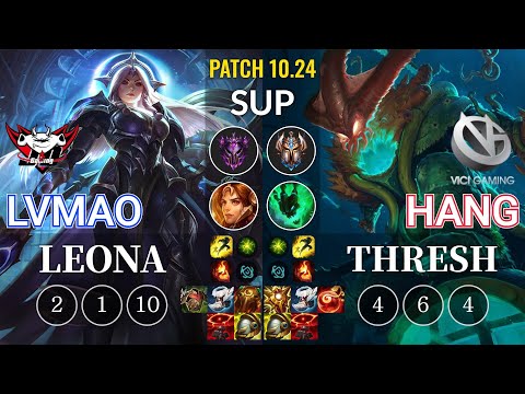 JDG LvMao Leona vs VG Hang Thresh Sup - KR Patch 10.24