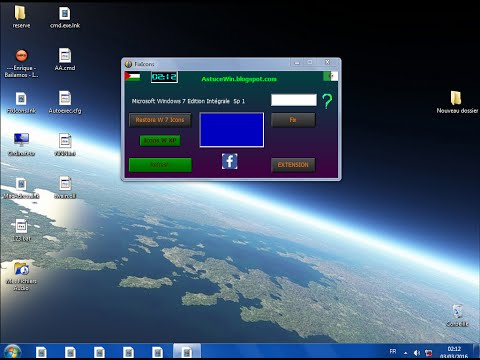 Fix or Change Desktop Icons  Windows 7 & 8 اصلاح تغيير الأيقونات ويندوز