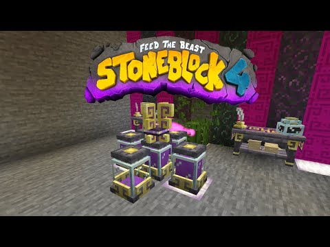 Magic Spells and Cactus | Minecraft Stoneblock 4 Ep 5