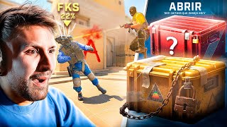 a cada MORTE, abro a CAIXA MAIS CARA do CS2, a cada KILL abro a mais BARATA!