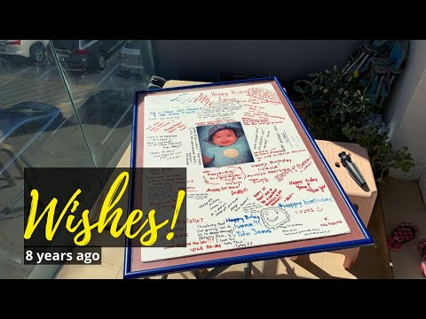 YANA READS MEAN.........INGFUL WISHES FROM HER 1ST BIRTHDAY, 8 YEARS AGO!