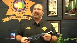 Sheriff’s Mother Sews Masks for Law Enforcement