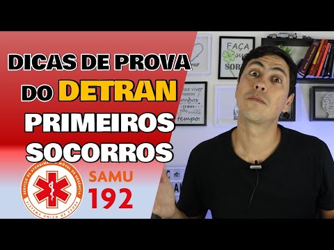 SIMULADO do DETRAN PRIMEIROS SOCORROS - Dicas infalíveis para te ajudar na prova!
