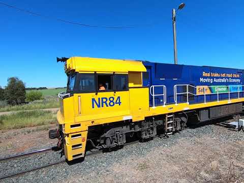 NR66, 10, 71 & 84 at Goobang Jnc East NSW. Mon 12th Oct 2020