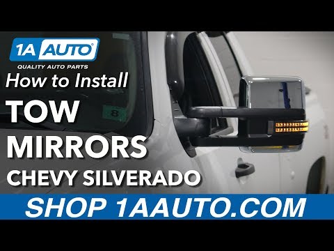 How to Replace Tow Mirrors 07-13 Chevy Silverado 1500