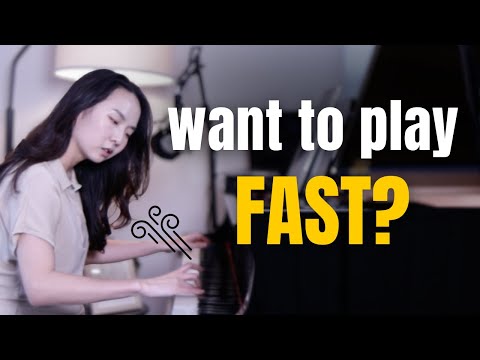 How to play with fast fingers with control and accuracy on the pinao