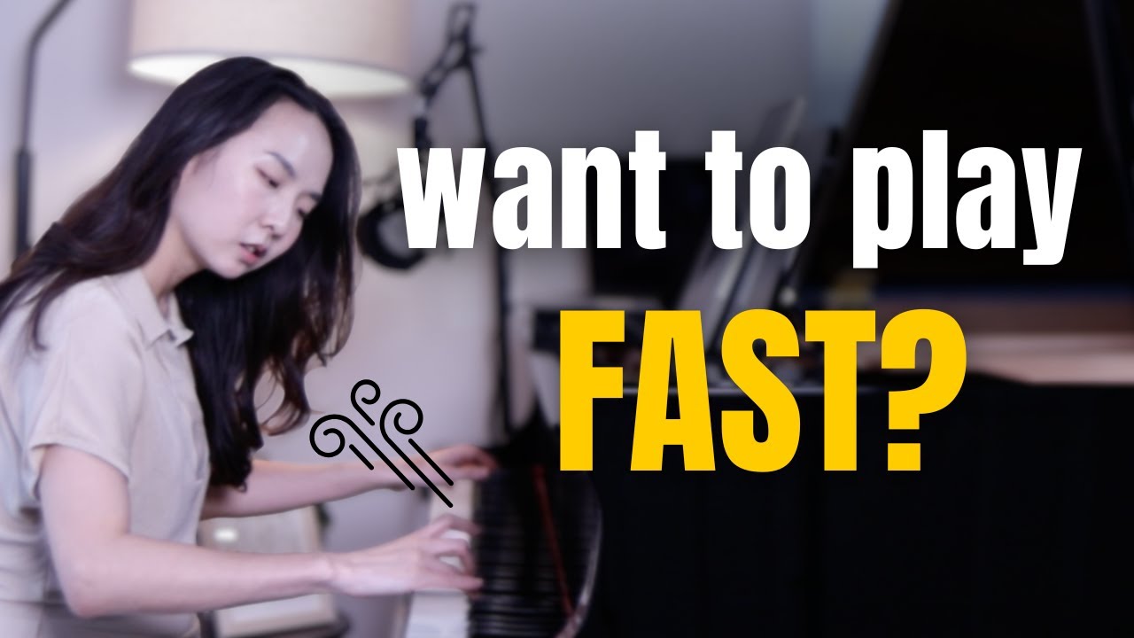 How to play with fast fingers with control and accuracy on the pinao