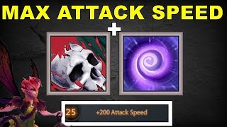 Perma Bash &amp; Critical DMG [ Max Attack Speed] Dark Willow | Dota 2 Ability Draft