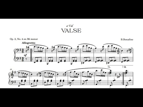 6 Piezas, B.2 No.4 en Mi menor - B.Bonafine