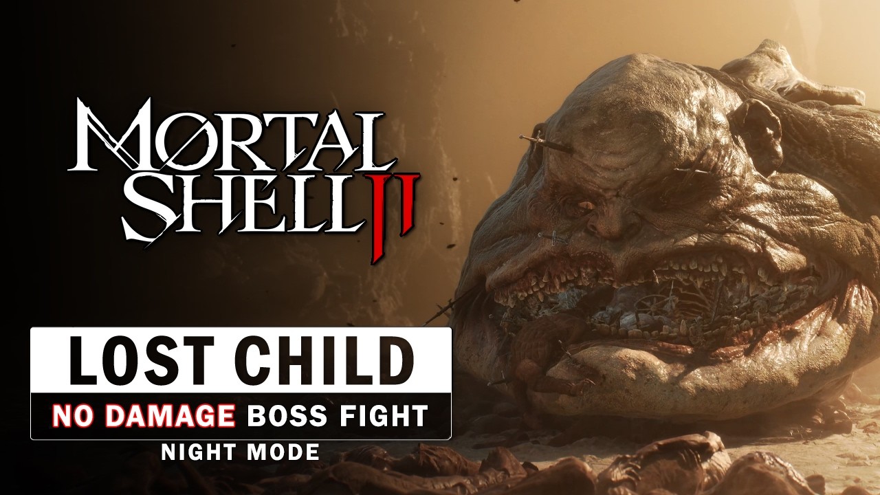 Mortal Shell 2 - The Lost Child Boss Fight (No Damage / Night Mode)
