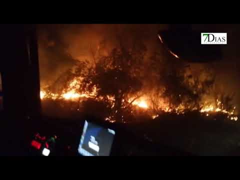 INCENDIO ENTRE ALANGE Y DON ÁLVARO