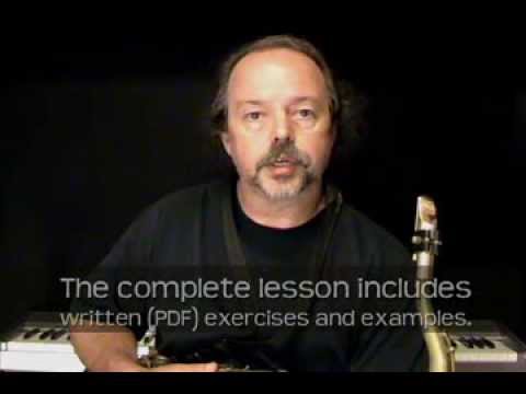 Saxophone Lesson in Jazz Improvisation - Navigating the Changes