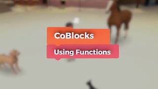 CoBlocks - Using functions
