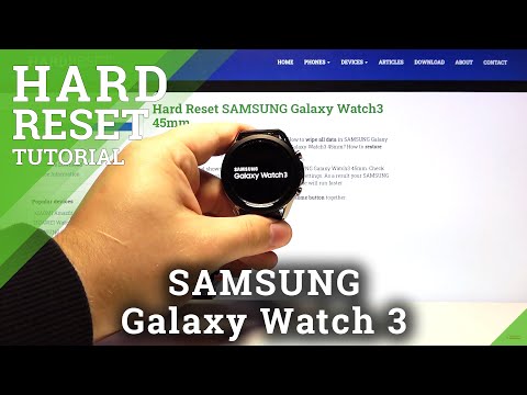 How to Factory Reset Samsung Galaxy Watch 3 - Hard Reset Smartwatch