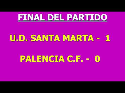 U.D SANTA MARTA 1-0 PALENCIA C.F.: RESUMEN DEL PARTIDO