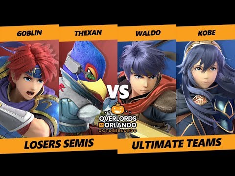Overlords SSBU - Goblin & Thexan Vs. Waldo & Kobe - Smash Ultimate Tournament Losers Semis