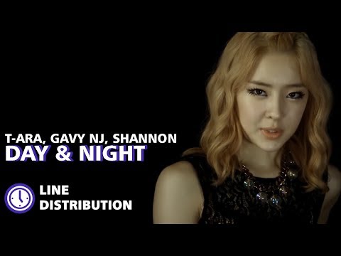 T-ARA, Shannon, Gunji (티아라, 샤넌, 건지) - LOVE ALL (낮과 밤) (Line Distribution)