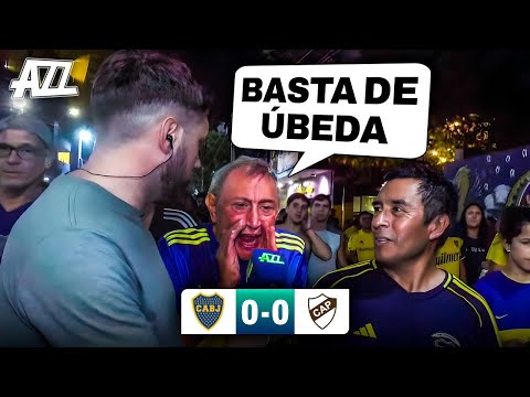LA REACCIÓN de los HINCHAS de BOCA al EMPATE 0-0 vs PLATENSE en LA BOMBONERA