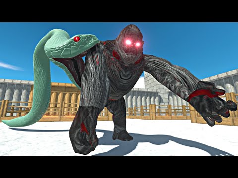 Wounded Mutant Goro vs Random Reptiles + Random Infernals Team in Lava Castle - ARBS