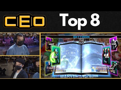 CEO 2022 UMVC3 Top 8(RayRay, JWong, Mundank, Flocker, Marvelo, Sandwich) Ultimate Marvel vs Capcom 3