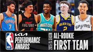 NBA All-Rookie Teams - Victor Wembanyama - Chet Holmgren - Brandon Miller