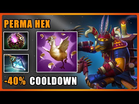 IMBA Shadow Shaman Support Super Annoying Perma Disable | Dota2 7.34C