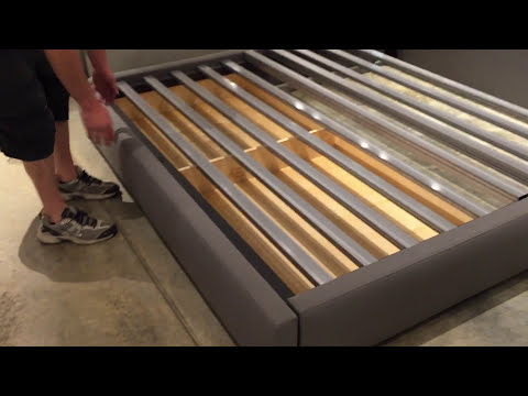 Part of a video titled Storage Bed Assembly - YouTube