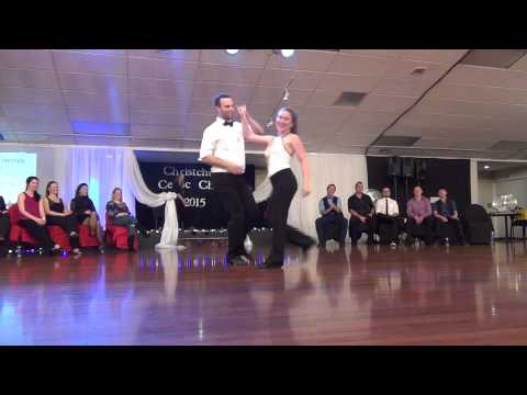 Christchurch Ceroc Champs 2015: Advanced A Spotlight - Dan and Debbie