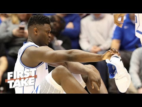 Zion's shoe blowout and injury 'couldn't be worse' for Nike - Max Kellerman | First Take