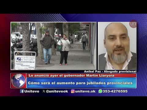 Martín Llaryora anunció un aumento del 84% para las jubilaciones mínimas