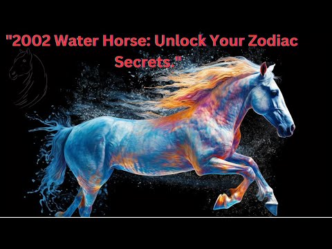 Unlock the Secrets of Your Zodiac: The 2002 Water Horse Chinese Sign Explained
