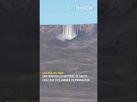 El Salto del Page: la cascada escondida de Santa Cruz que aparece solo unas semanas al año