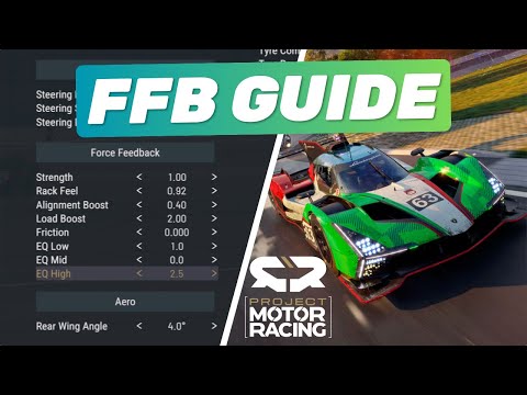 Project Motor Racing FFB Guide (Fanatec CSL DD)